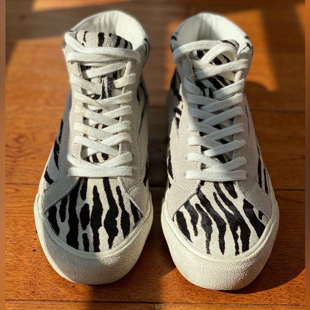 MWL Calf Hair Zebra High-tops - Picture 4 of 14